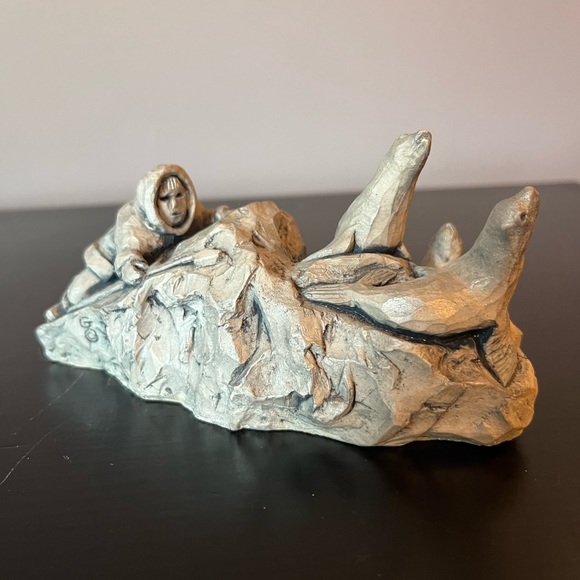 Glacial Ice Age Sculpture | Seal Hunting | Alaska - Picture 1 of 9